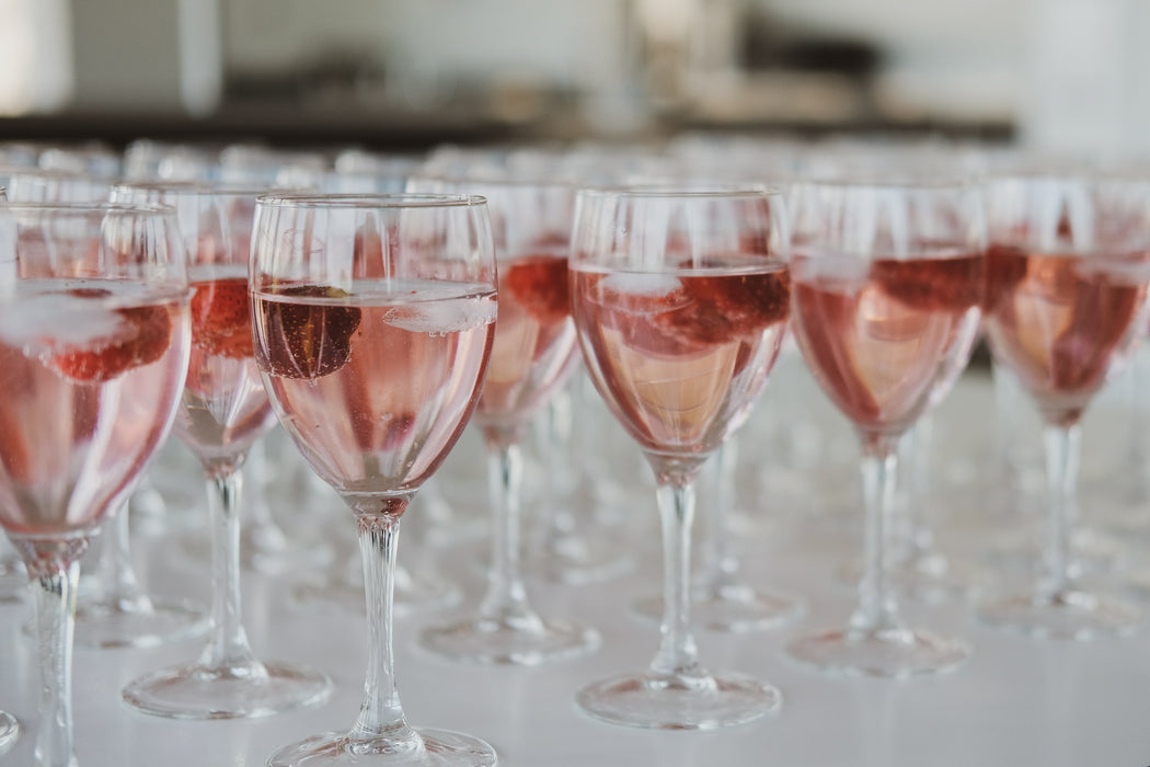 Rose Wine Glasses