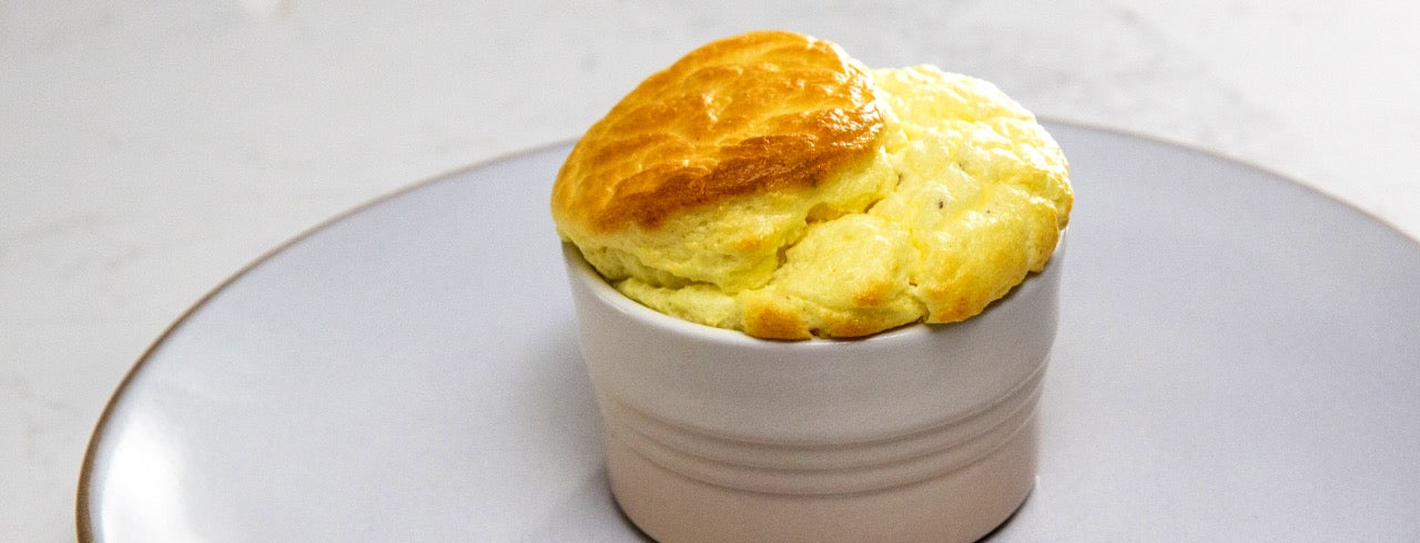 Goat Cheese Soufflé