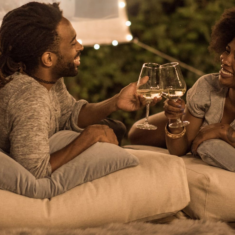 Movie Night with White Wine