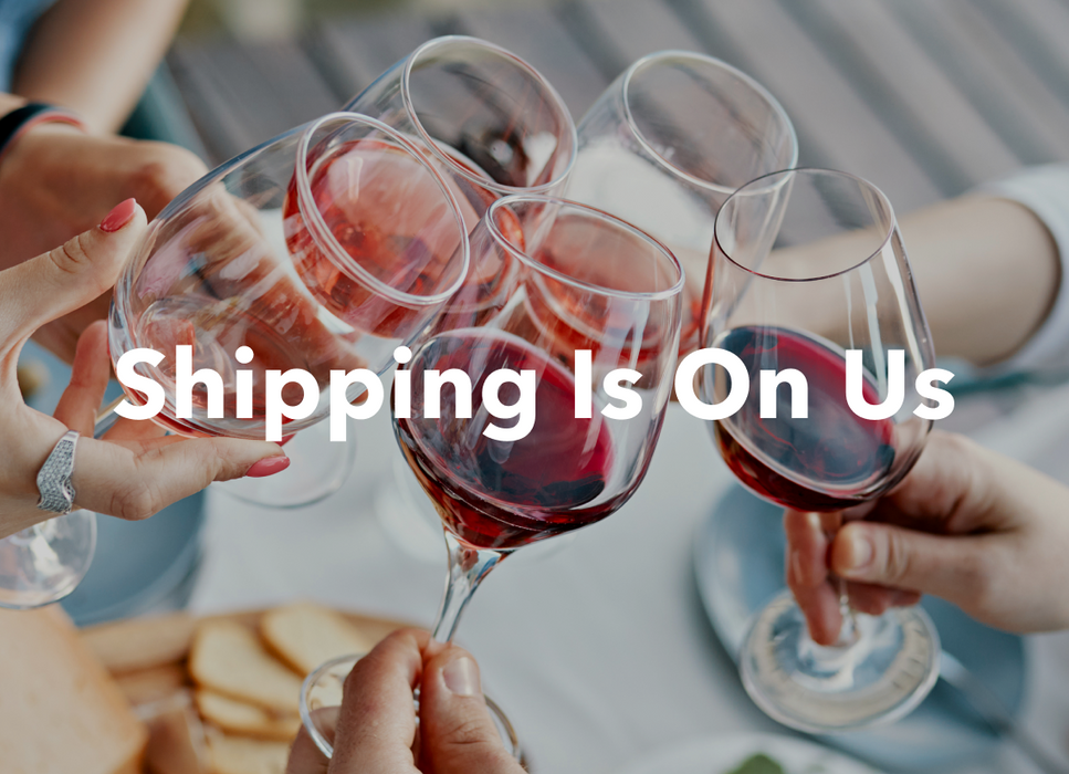 Free wine delivery when buying online at our wine store