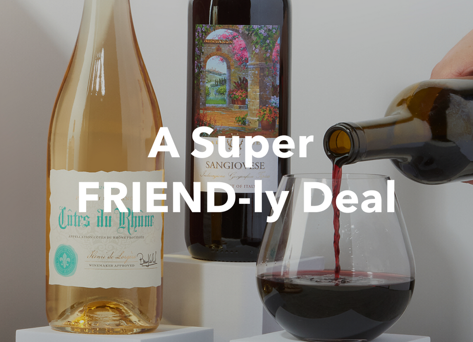 Get $25 off any wine purchase when referring a friend