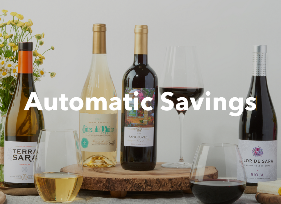 Wine subscription to save 10% Off wine purchase