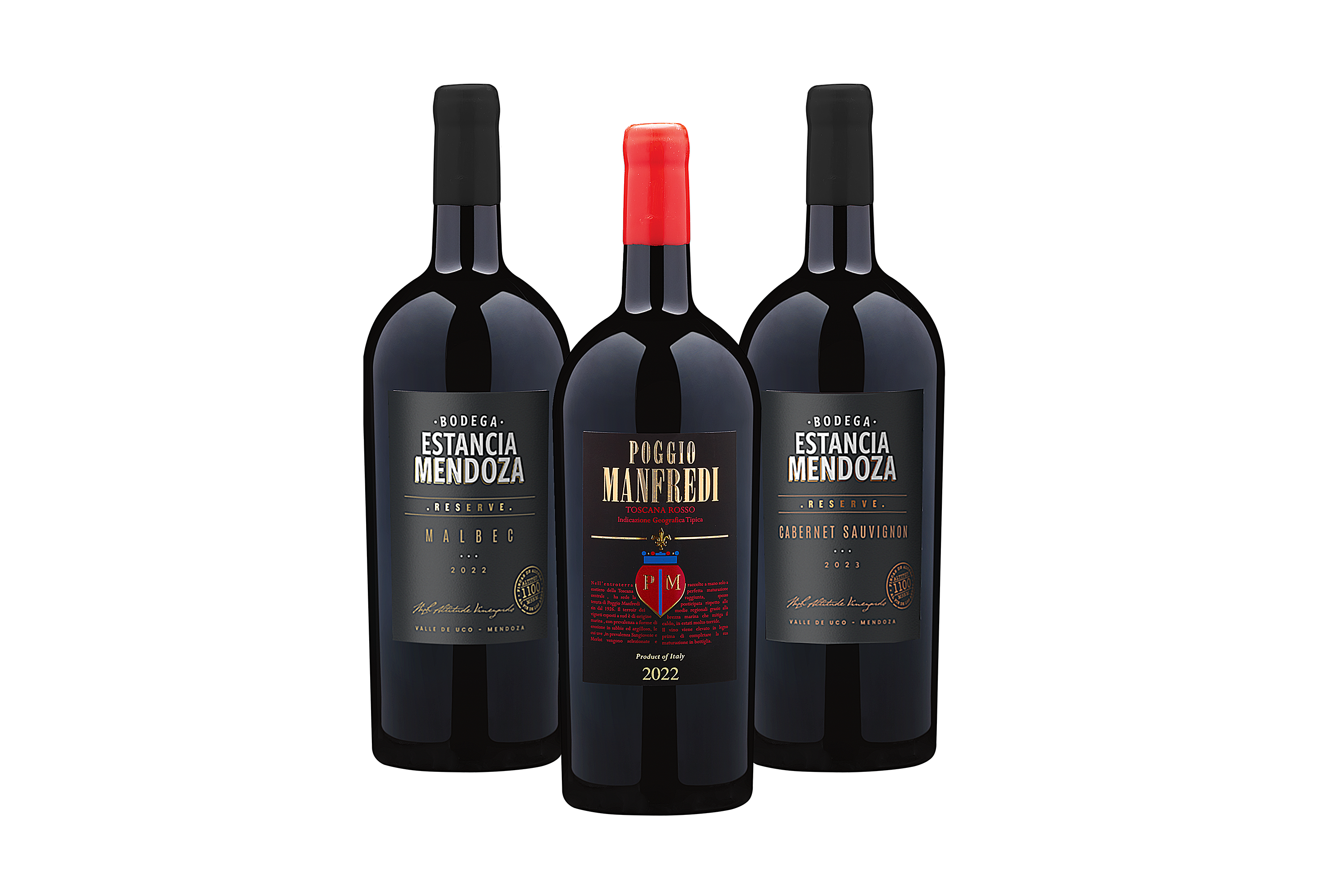 Bold Reds Magnum Trio
