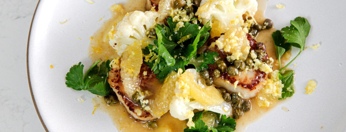 Scallop Grenobloise