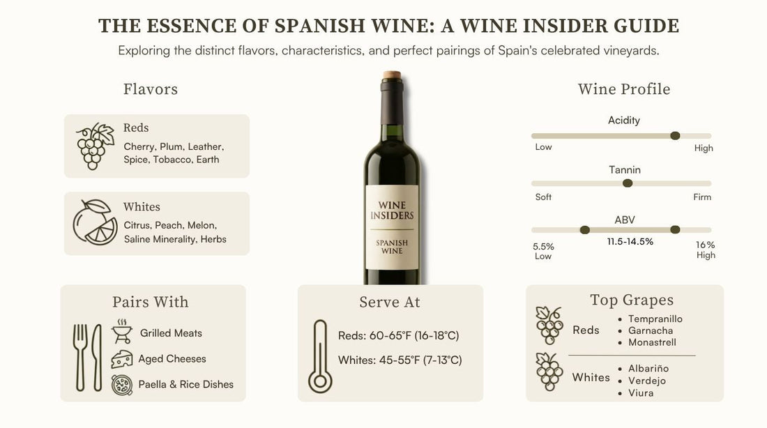 Spanish Wine Uncorked: Exploring Flavors, Regions, and Pairings