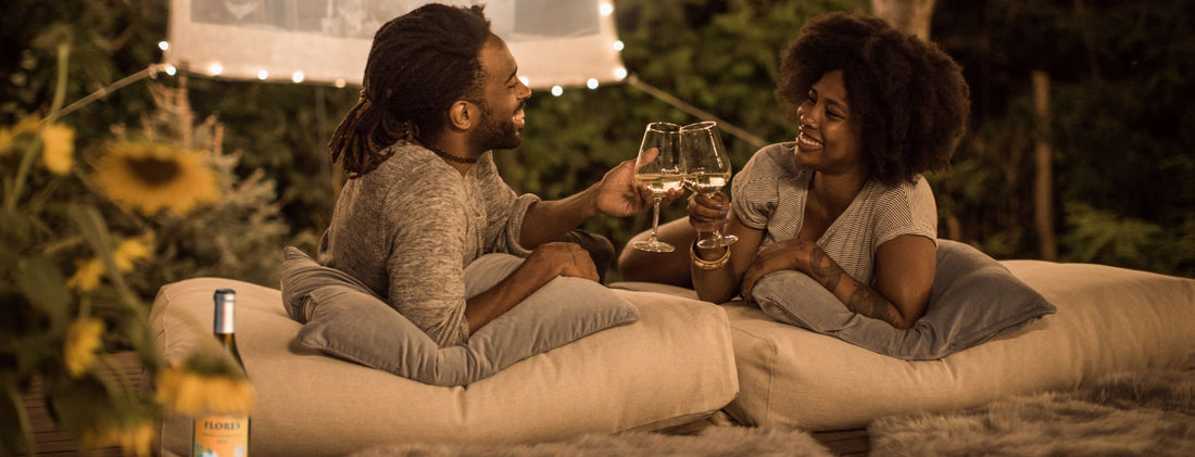 Movie Night with White Wine