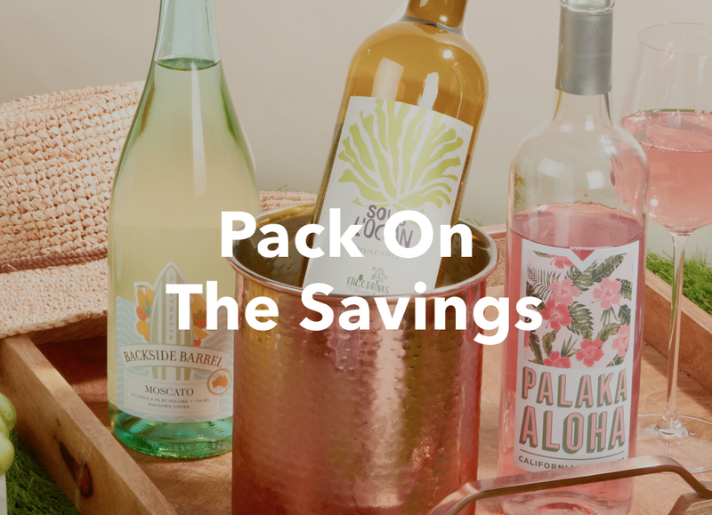 25% Off any wine pack purchase with promotional code