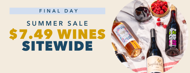 Summer Sale | $7.49/Bottle – Wine Insiders