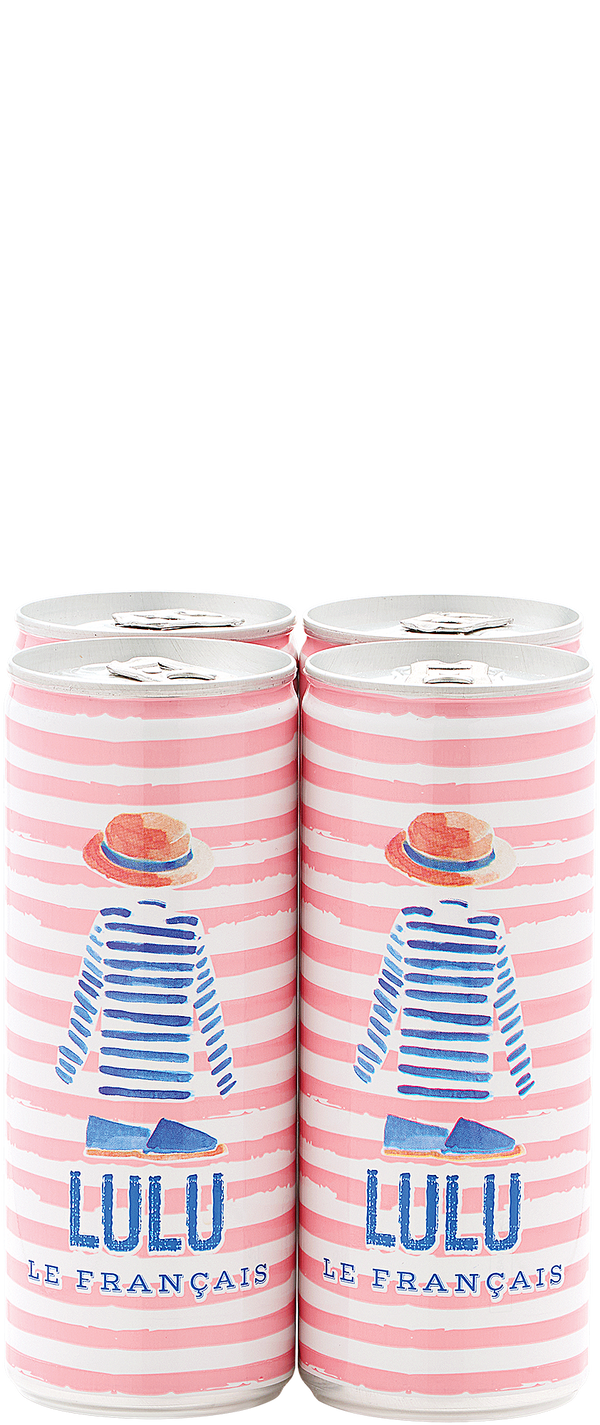 Lulu Le Français Rosé France Canned 4-Pack