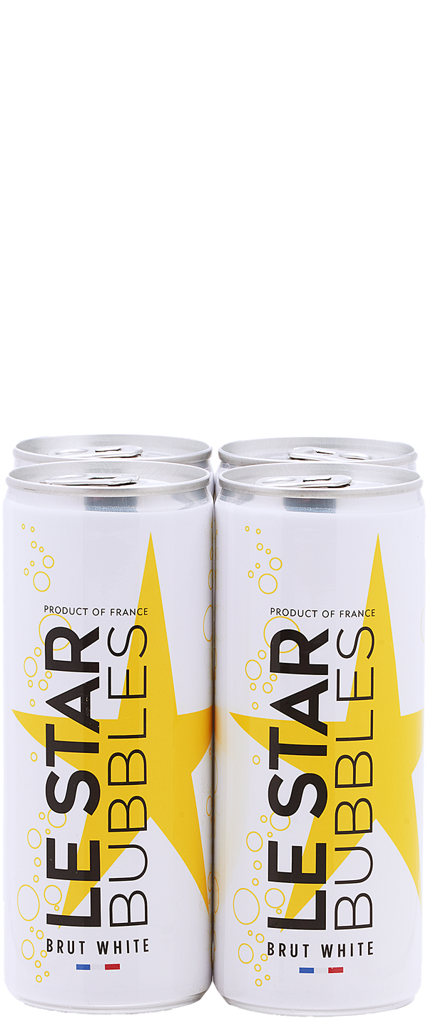 Le Star Bubbles Brut Canned 4-Pack