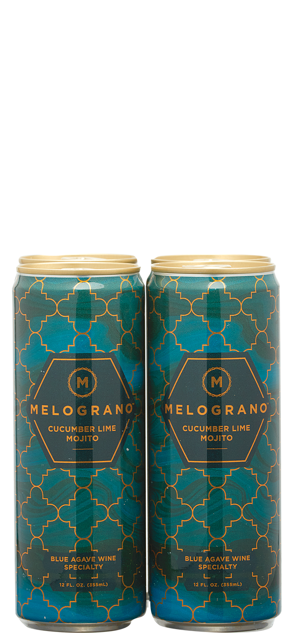 Melograno Canned Ready-to-Drink Cocktail Cucumber Mojito 4-Pack