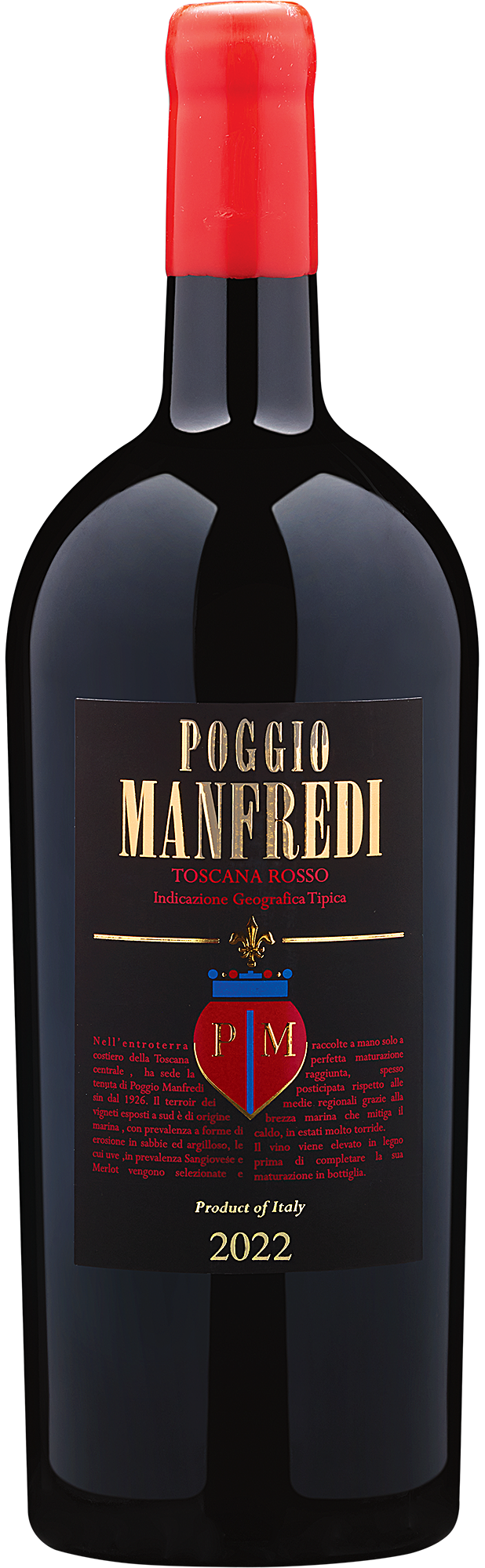 2022 Poggio Manfredi Toscana Rosso IGT 1.5L