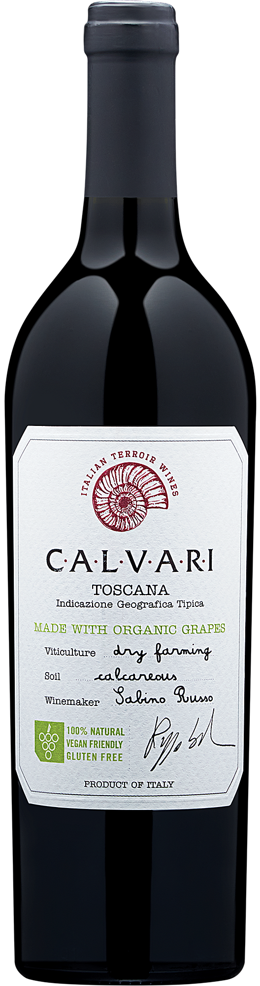 2019 Calvari Organic Toscana Rosso I.G.T.