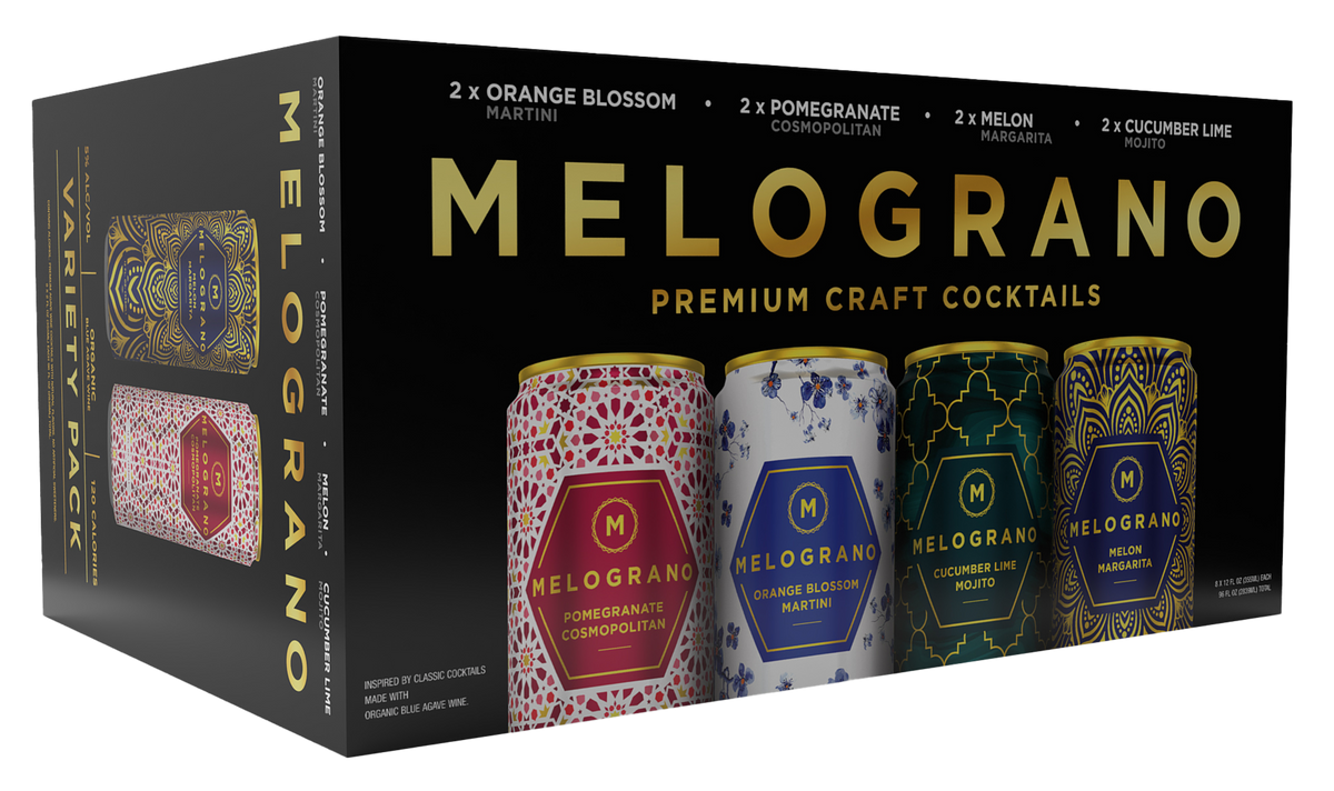 Melograno Canned Ready-to-Drink Cocktail Variety 8-Pack