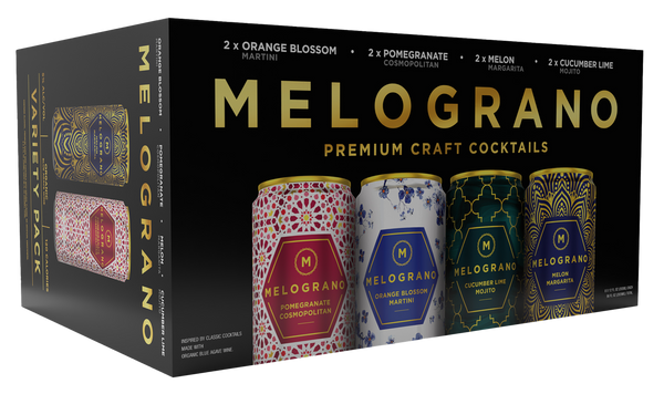 Melograno Canned Ready-to-Drink Cocktail Variety 8-Pack