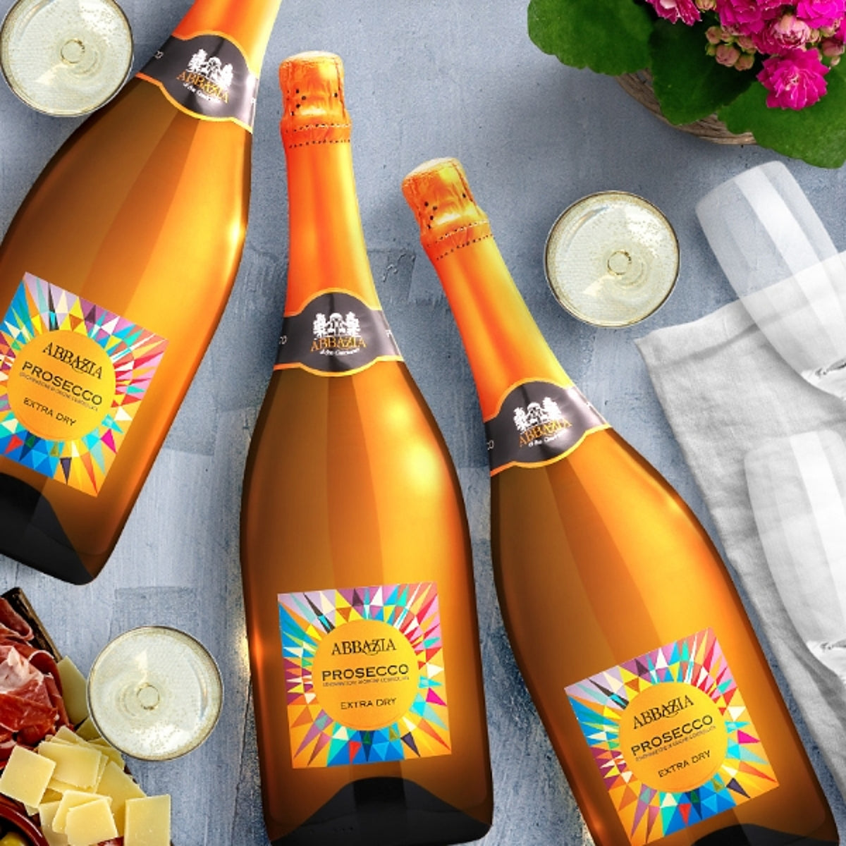 Abbazia Prosecco D.O.C. Extra Dry Magnum Trio