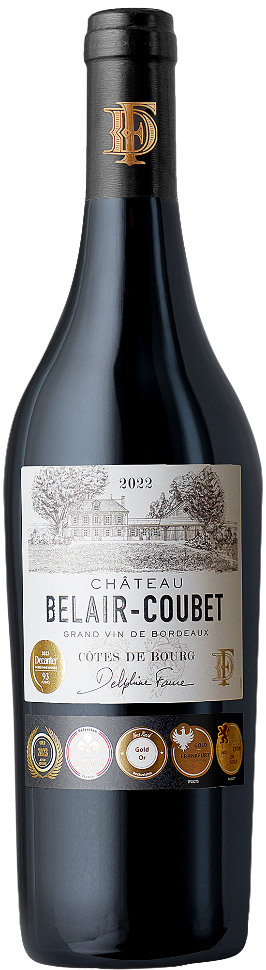 2022 Chateau Bel-Air Coubet Cotes du Bourg Bordeaux Rouge