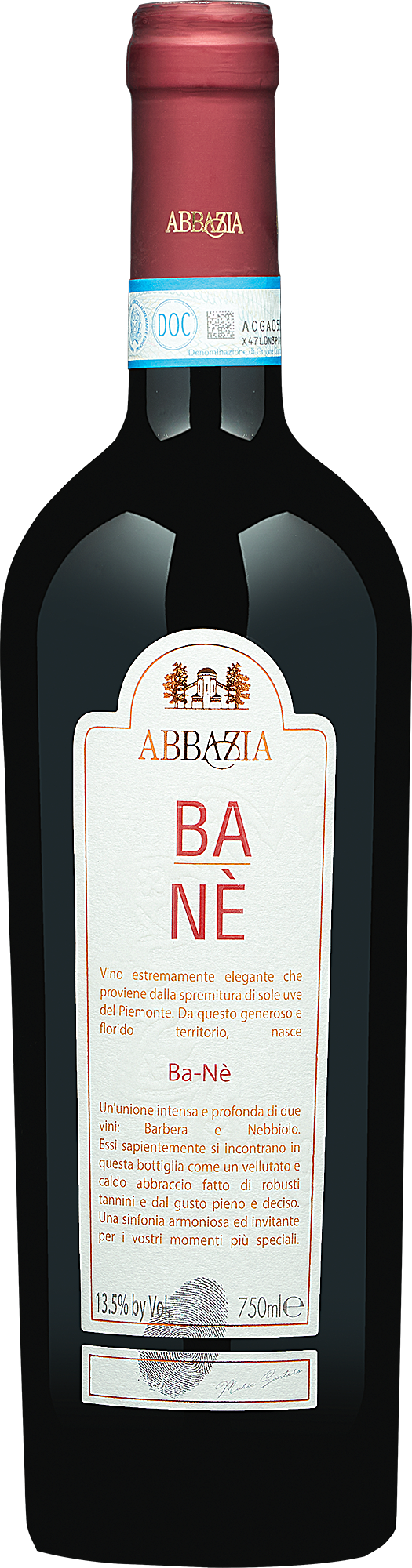 2022 Abbazia Bané Monferrato D.O.C.