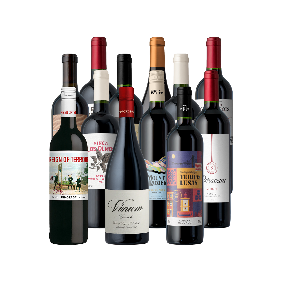 WI - Fall Pours Set - 12-Bottle - Red